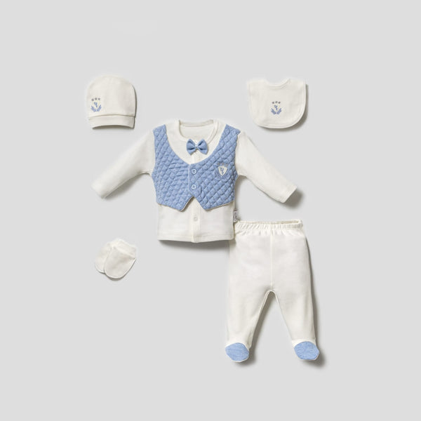 Baby suit set 5 pieces. Gentleman boy shirt, trousers ...