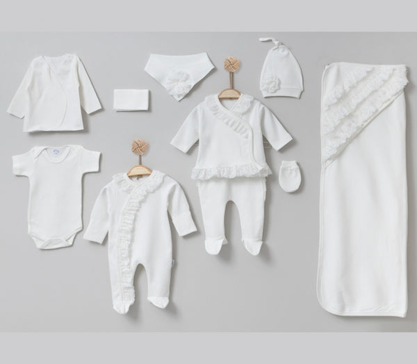 Baby Home coming Outfit 10 tlg. Set
